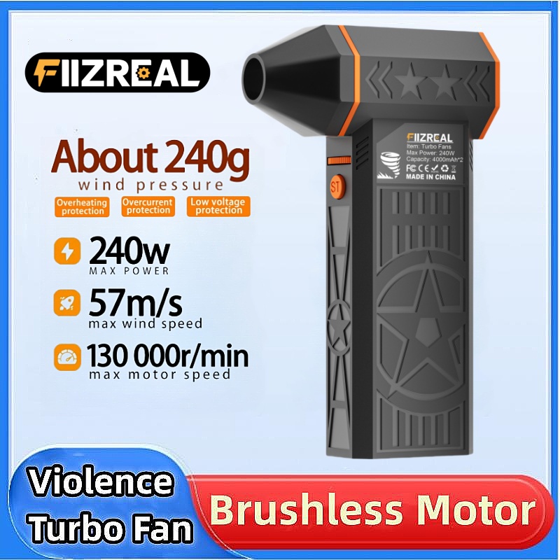 Fiizreal X50 240W borstelloze  - Dryer Car Blower recensie en prijs