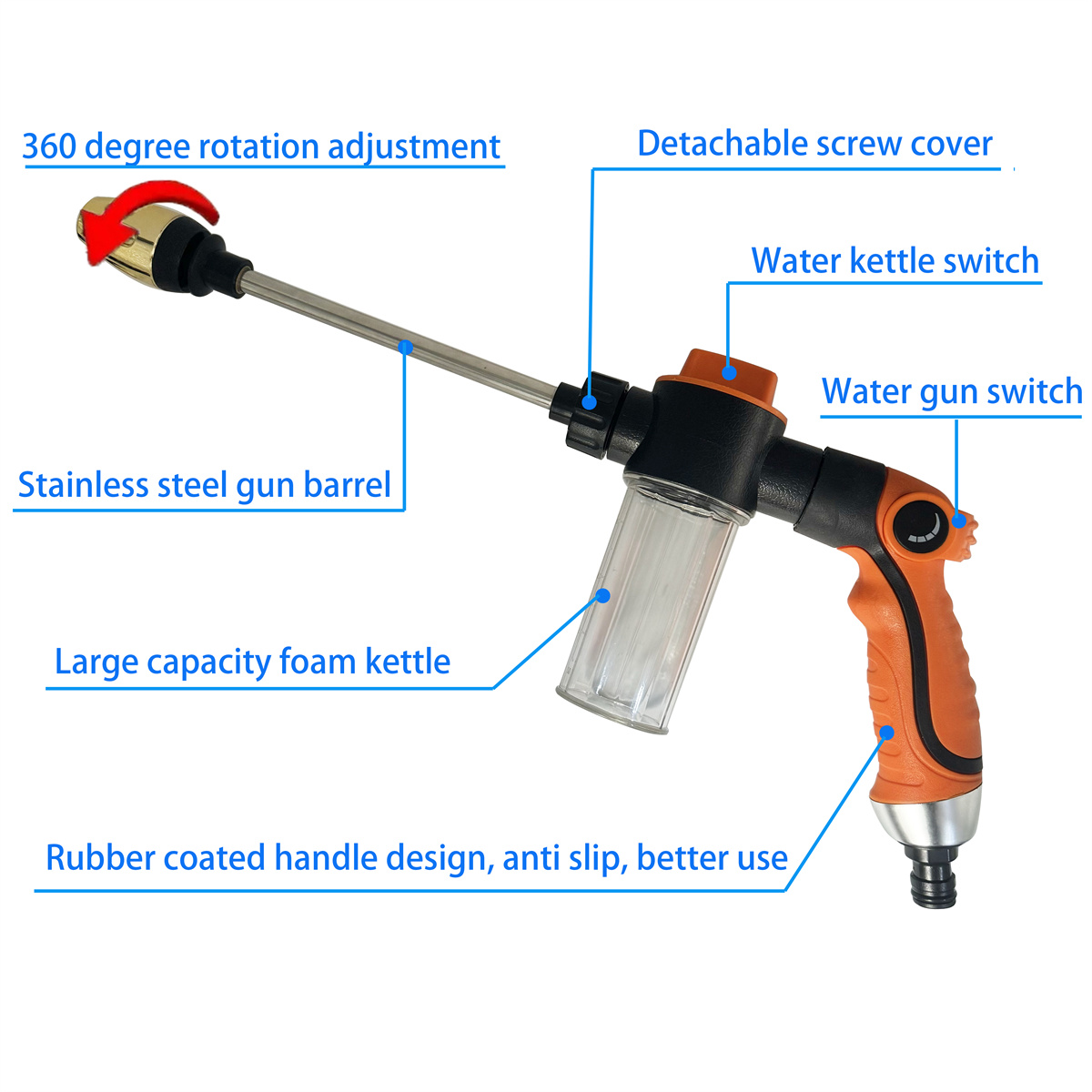 2026 Hogedruk Autowaspistool,  - Pressure Washer Foam Gun recensie en prijs